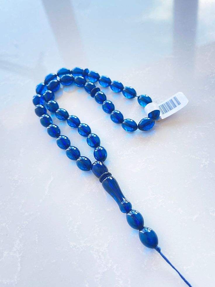 Resin Tasbih with Smooth Polished Beads