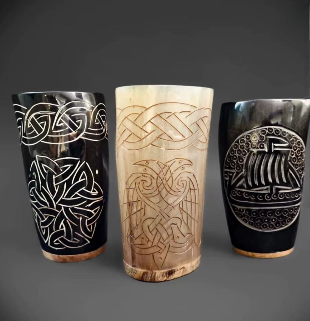Handcrafted Viking Horn Cup