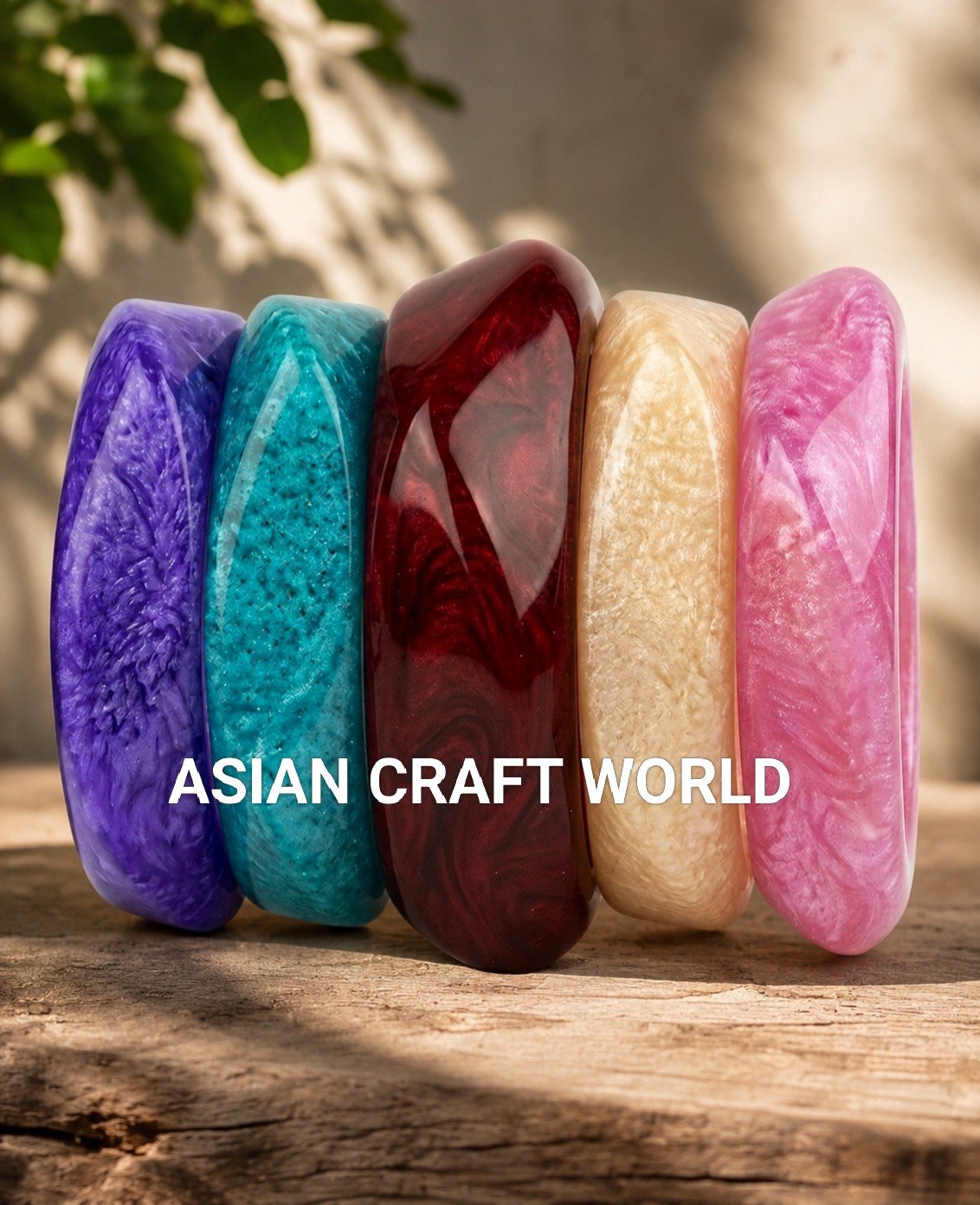 Elegant Resin Fashion Bangle