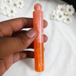 Handmade Orange Marble Resin Spoon Handle