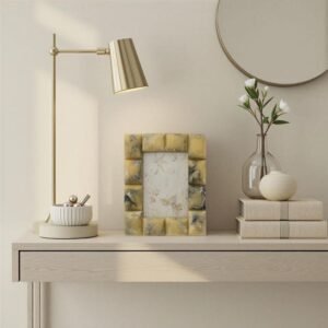 Premium Handmade Resin Photo Frame Luxury Marble Resin Picture Frame Decorative Resin Tabletop Photo Frame