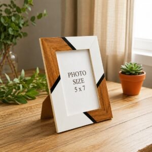 Premium Handcrafted Wooden Inlay Photo Frame