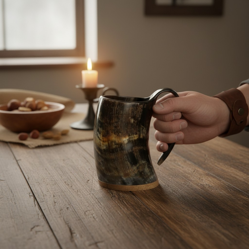 Handmade Rustic Beer Cup