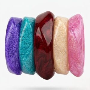 Handmade Resin Bangles for Women