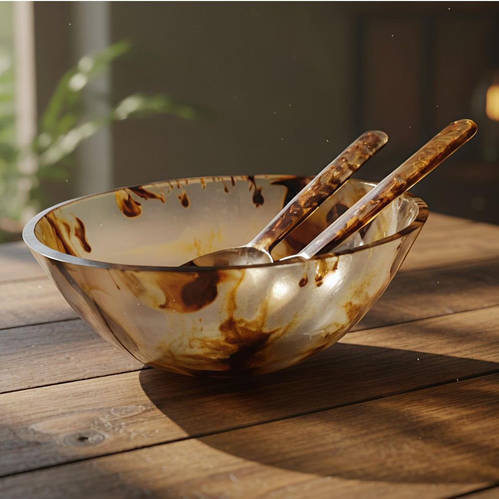 Premium Handmade Resin Bowl for Elegant Home Decor