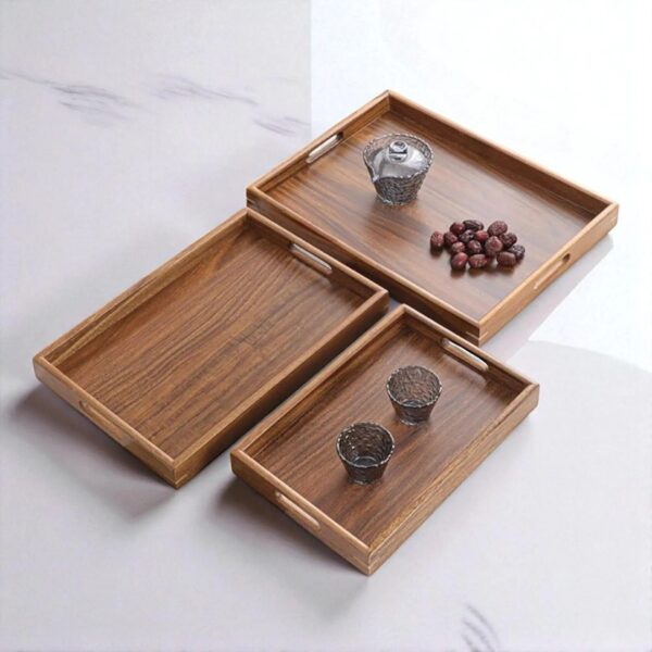 Wooden Tray Set - Image 2