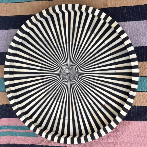 Bone Round Tray