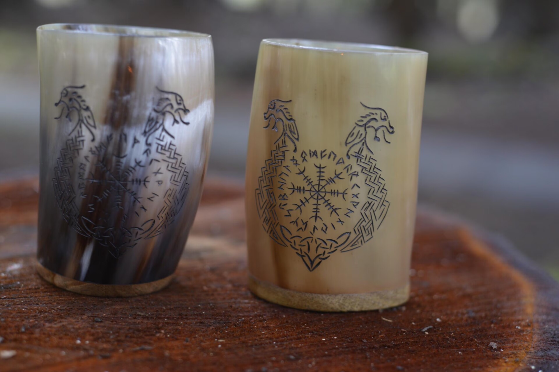 Ox Horn Drinking Cups - Image 4