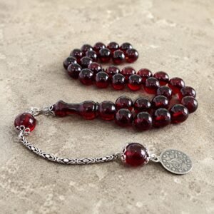 best-quality-cherry-red-resin-tasbih-beads