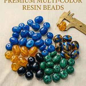 Resin Amber Beads