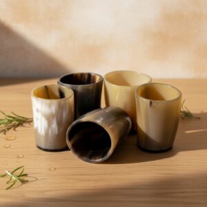 Natural Ox Horn Cup